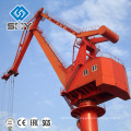 Harbor Pedestal Telescopic Boom Crane Rotating 360 Degree